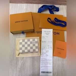 Louis Vuitton Damier Azur Zippy Coin Purse